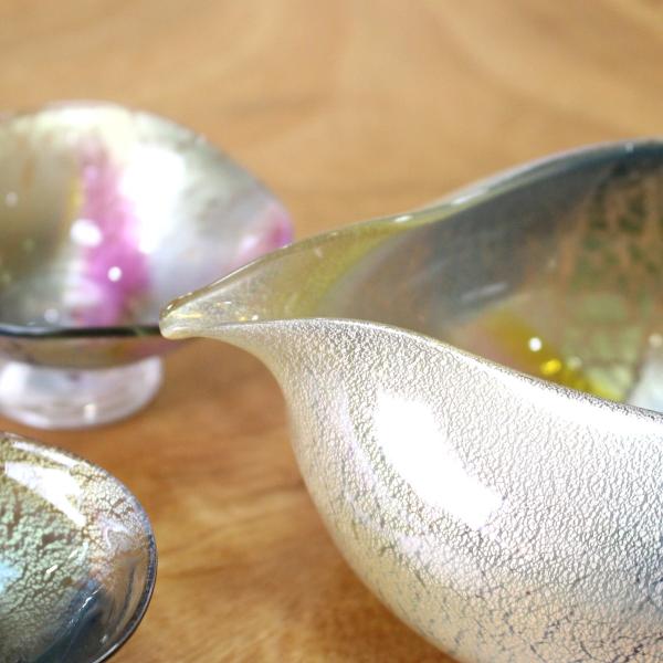 glasscalico グラスキャリコ earth 雅 (アース みやび) 片口 冷酒器 【単品販売】 ハンドメイド ガラス酒器