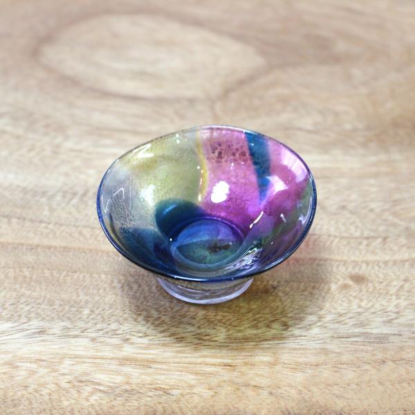 glasscalico グラスキャリコ earth(アース) 雅(みやび) ぐい呑 冷酒器 ハンドメイド ガラス酒器