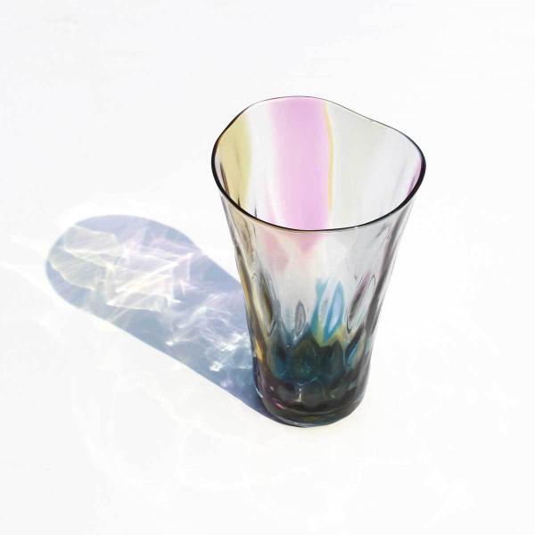 glasscalico グラスキャリコ ハンドメイド ガラス酒器 earth ダイヤ (アース ダイヤ) ロンググラス ウイスキー 焼酎 ビール グラス タンブラー