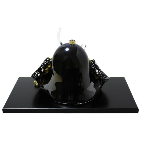ガラスの兜 三日月(みかづき) SAIZOU GLASS LABO 可児友紀 ハンドメイド ガラスアート 兜飾り 五月人形 端午の節句 初節句 オブジェ コンパクト ギフト