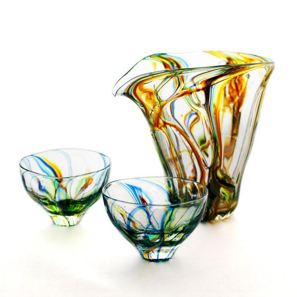 SAIZOU GLASS LABO サイゾウグラスラボ ハンドメイド ガラス酒器 Lotus 