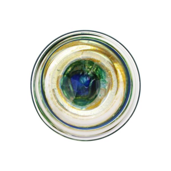 SAIZOU GLASS LABO サイゾウグラスラボ ハンドメイド ガラス酒器 ミズノワクバショ 縦長 ぐい呑 冷酒器