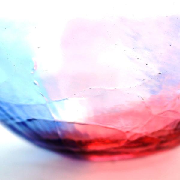 SAIZOU GLASS LABO サイゾウグラスラボ ハンドメイド ガラス酒器 虹のカタチ 冷酒器セット (横型片口・ぐい呑2個)