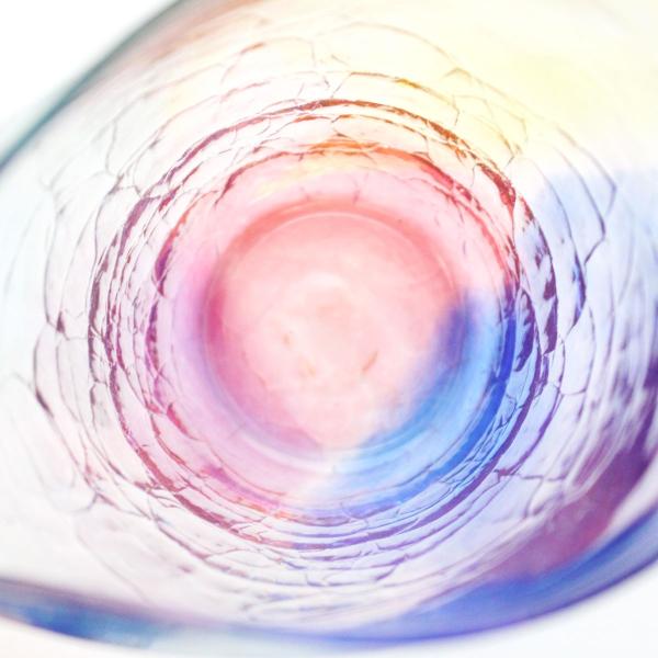 SAIZOU GLASS LABO サイゾウグラスラボ ハンドメイド ガラス酒器 虹のカタチ 縦型 片口 冷酒器