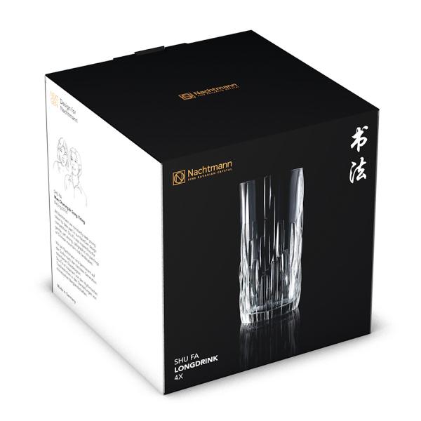 ナハトマン シュウファ (SHU FA) ロングドリンク グラスセット (4個入) ウイスキー 焼酎 ソフトドリンク グラス Nachtmann 正規品