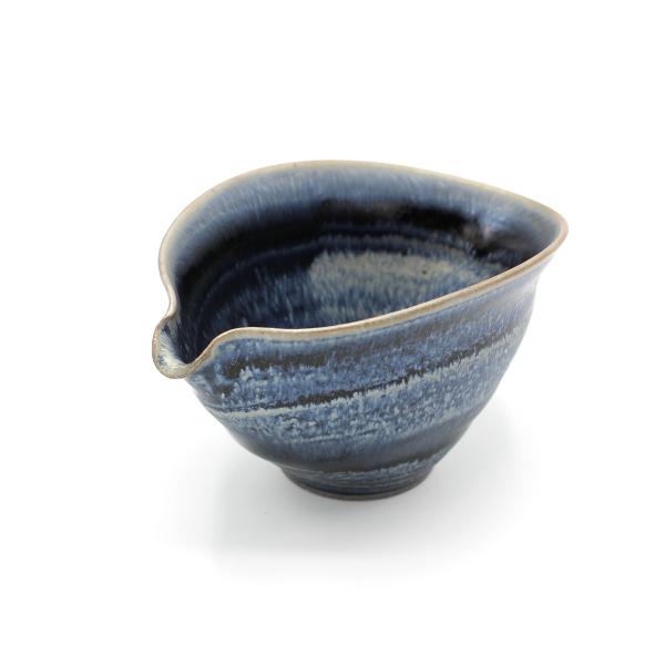 山下陶房 山下秀樹 銀化天目(ぎんかてんもく) 片口 (小・1合) 単品
