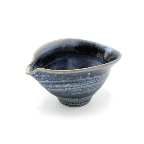 山下陶房 山下秀樹 銀化天目(ぎんかてんもく) 片口 (小・1合) 単品