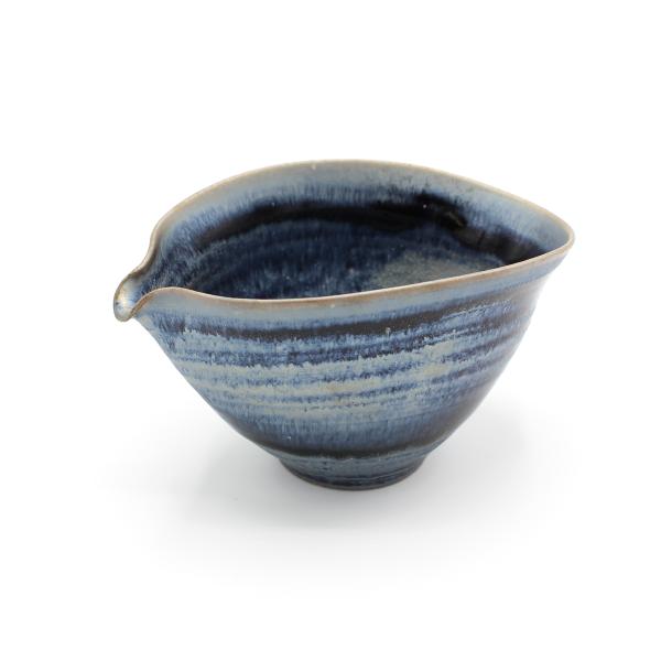 山下陶房 山下秀樹 銀化天目(ぎんかてんもく) 片口 (中・1.5合) 単品