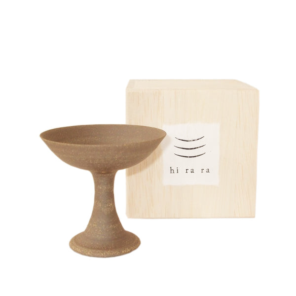 越前焼 越前うすくち盃 ひらら 震 ハンドメイド酒器 純国産 伝統工芸 日本酒 冷酒 大吟醸 杯 ぐい呑 おちょこ