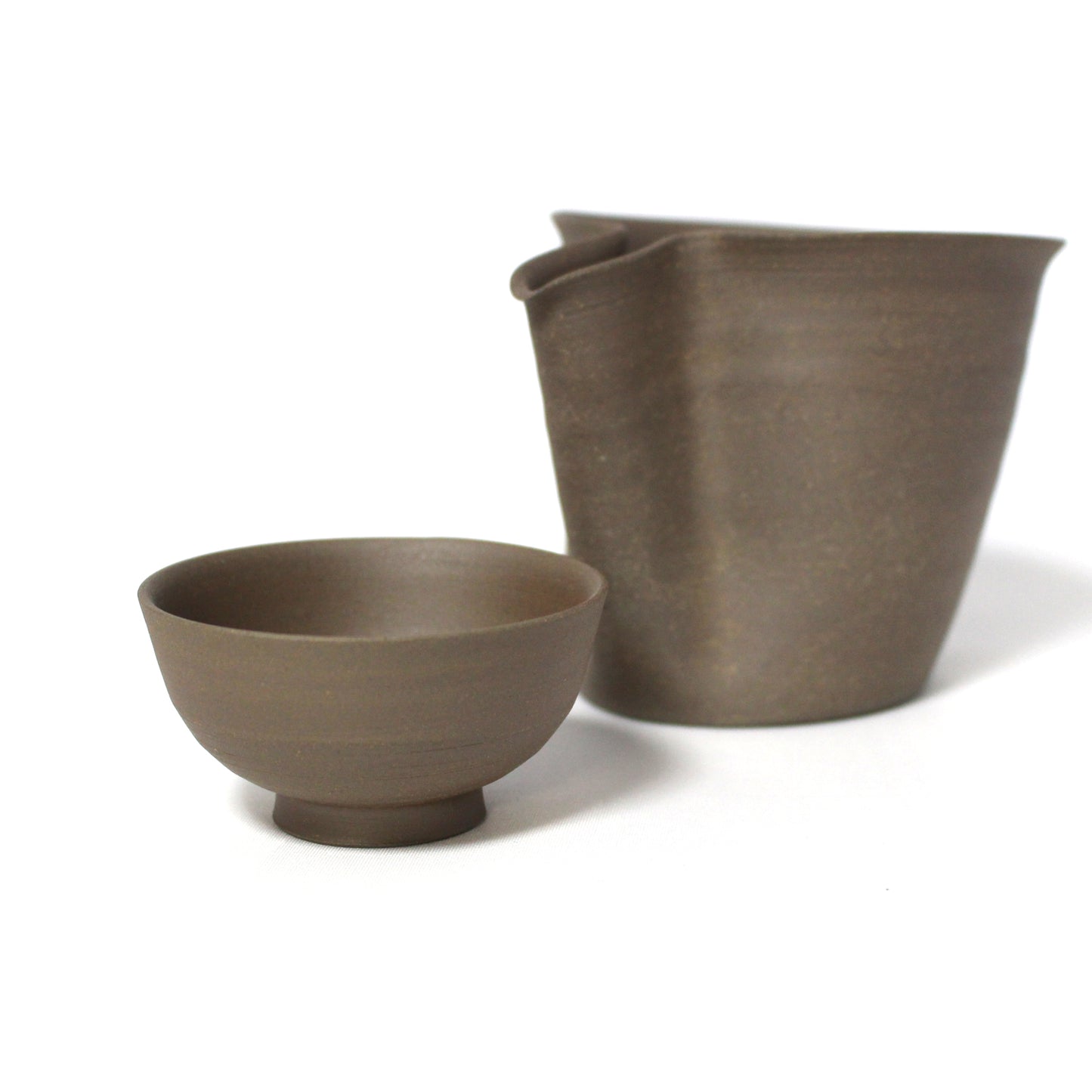 越前焼 土ごころ 片口 冷酒器 (小) ハンドメイド酒器 純国産 伝統工芸 日本酒 冷酒 大吟醸