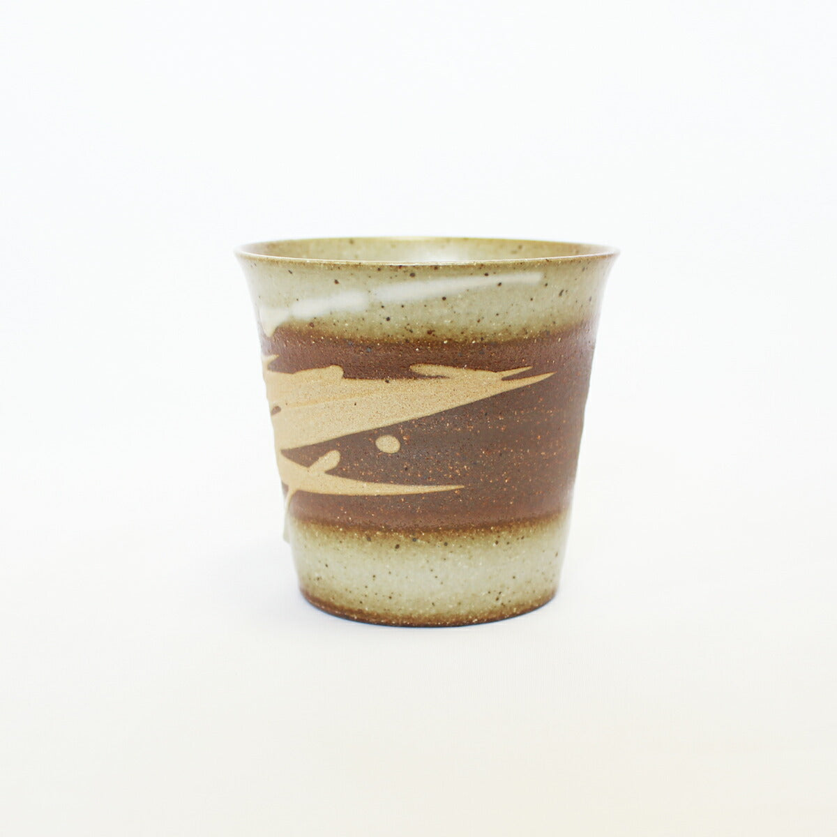 越前焼 白雲彩 焼酎カップ ペアセット 白・黒 2個 (木箱入) ハンドメイド酒器 焼酎 梅酒 ロックグラス タンブラー