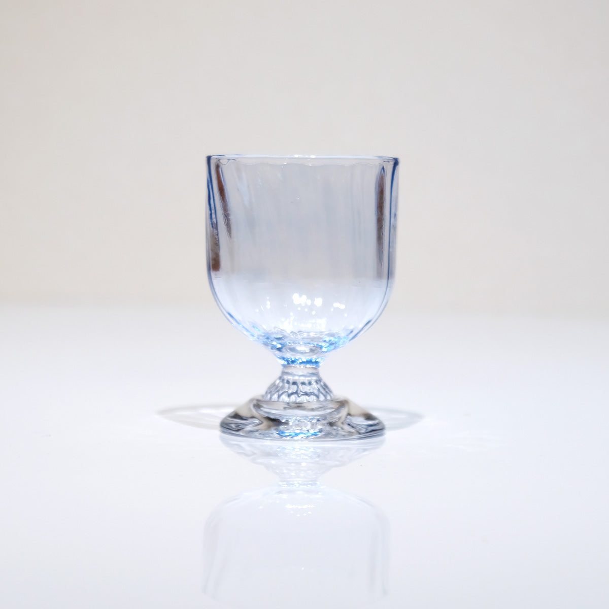 FUKU glassworks ポートワイングラス vessel (ブルー) フクグラスワークス 相馬佳織 ハンドメイドグラス