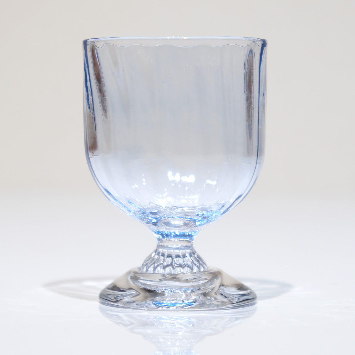 FUKU glassworks ポートワイングラス vessel (ブルー) フクグラスワークス 相馬佳織 ハンドメイドグラス