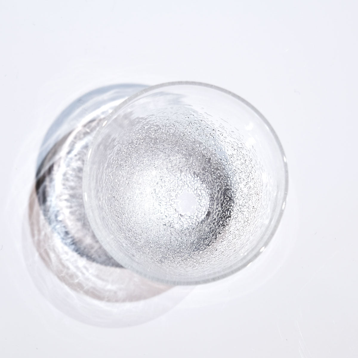 FUKU glassworks うたかた 冷酒器セット (徳利・ぐい呑 (丸) 2個) フクグラスワークス 相馬佳織 ハンドメイド冷酒器セット