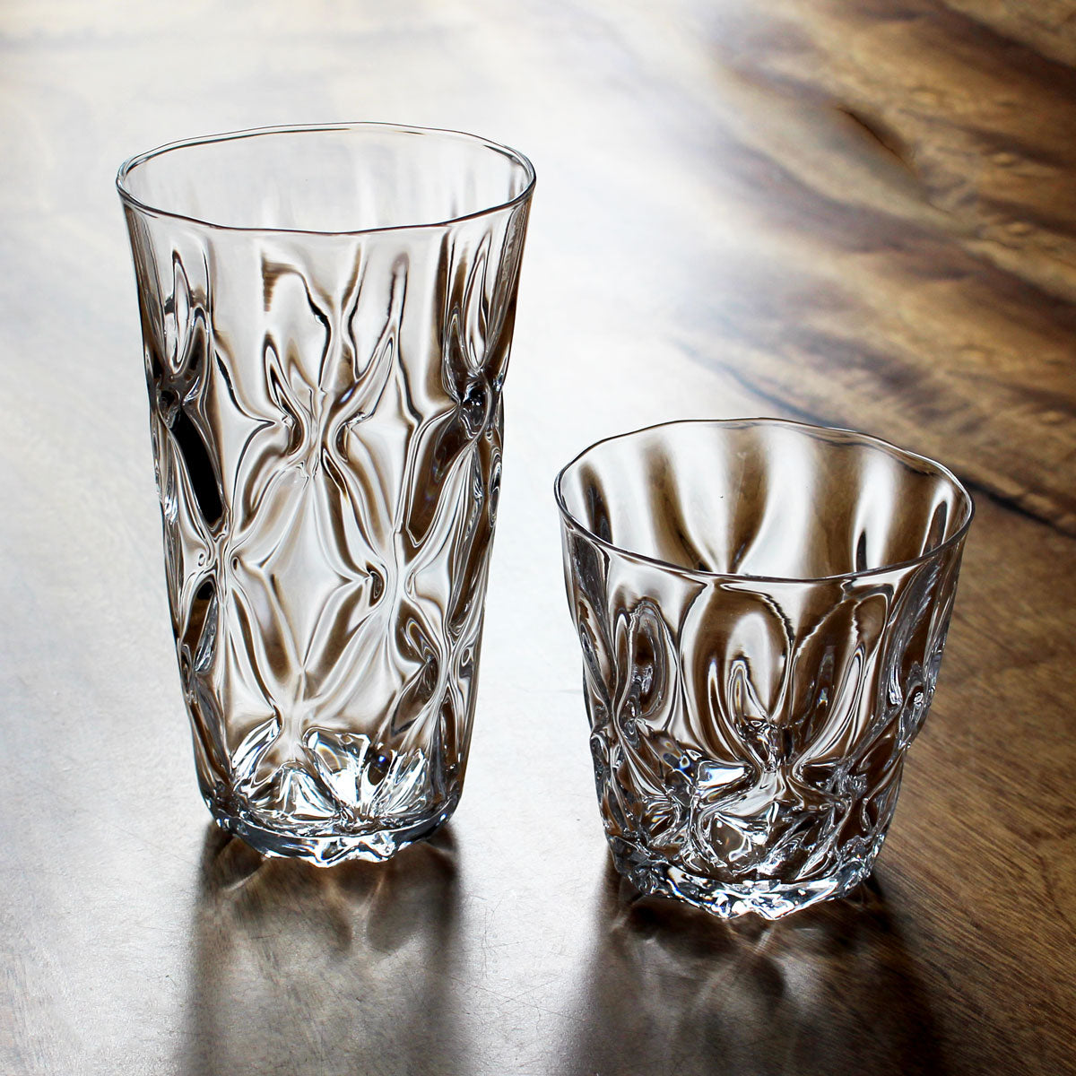 glasscalico グラスキャリコ ハンドメイド ガラス酒器 クリアレトロ ロックグラス