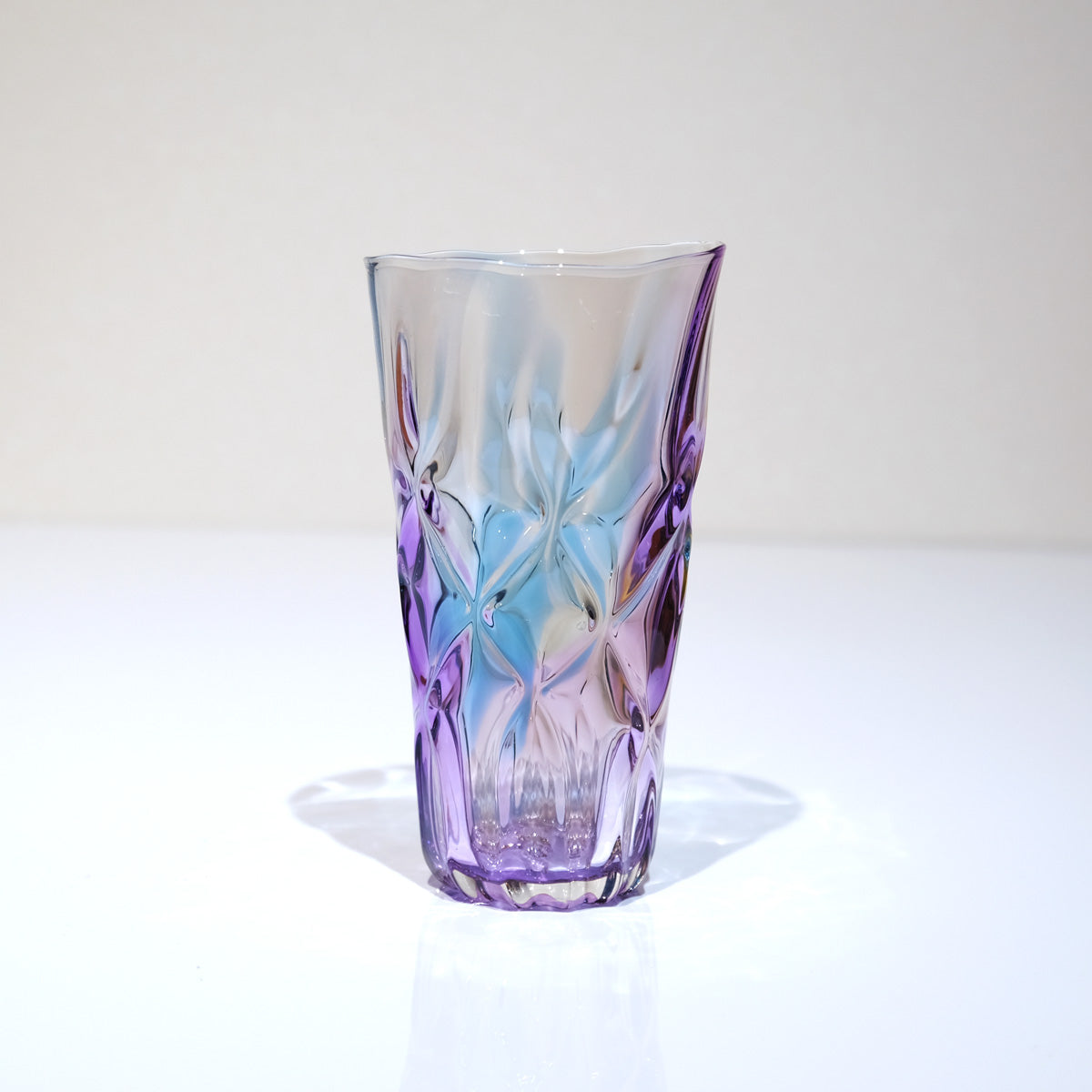 glass calico earth レトロ (アース レトロ) ロンググラス ウイスキー 焼酎 ビール グラス タンブラー グラスキャリコ ハンドメイド グラス