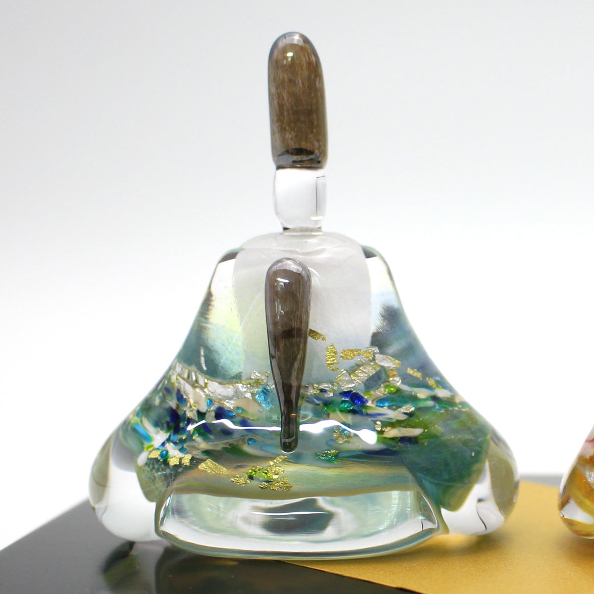 ガラスのお雛様 華雛(はなびな) 雪洞(ぼんぼり)付き glass calico グラスキャリコ ハンドメイド ガラスアート 雛人形 ひな人形 おひなさま 桃の節句 オブジェ コンパクト