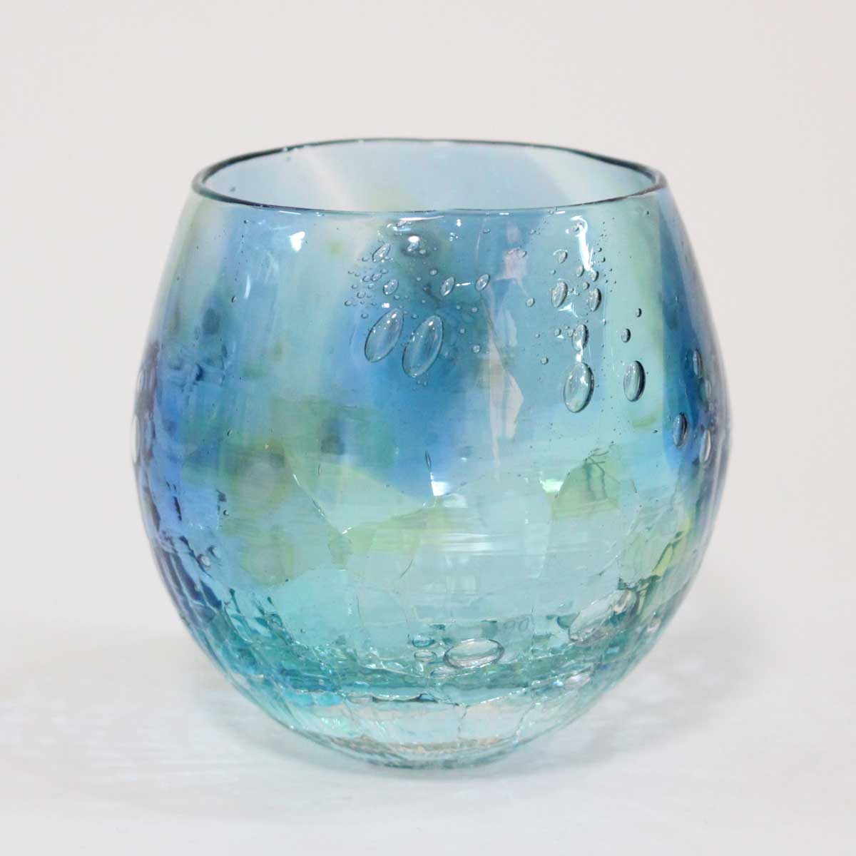グラスキャリコ ラグーン ロックグラス ウイスキー 焼酎 カクテル 梅酒 グラス glass calico ハンドメイドグラス