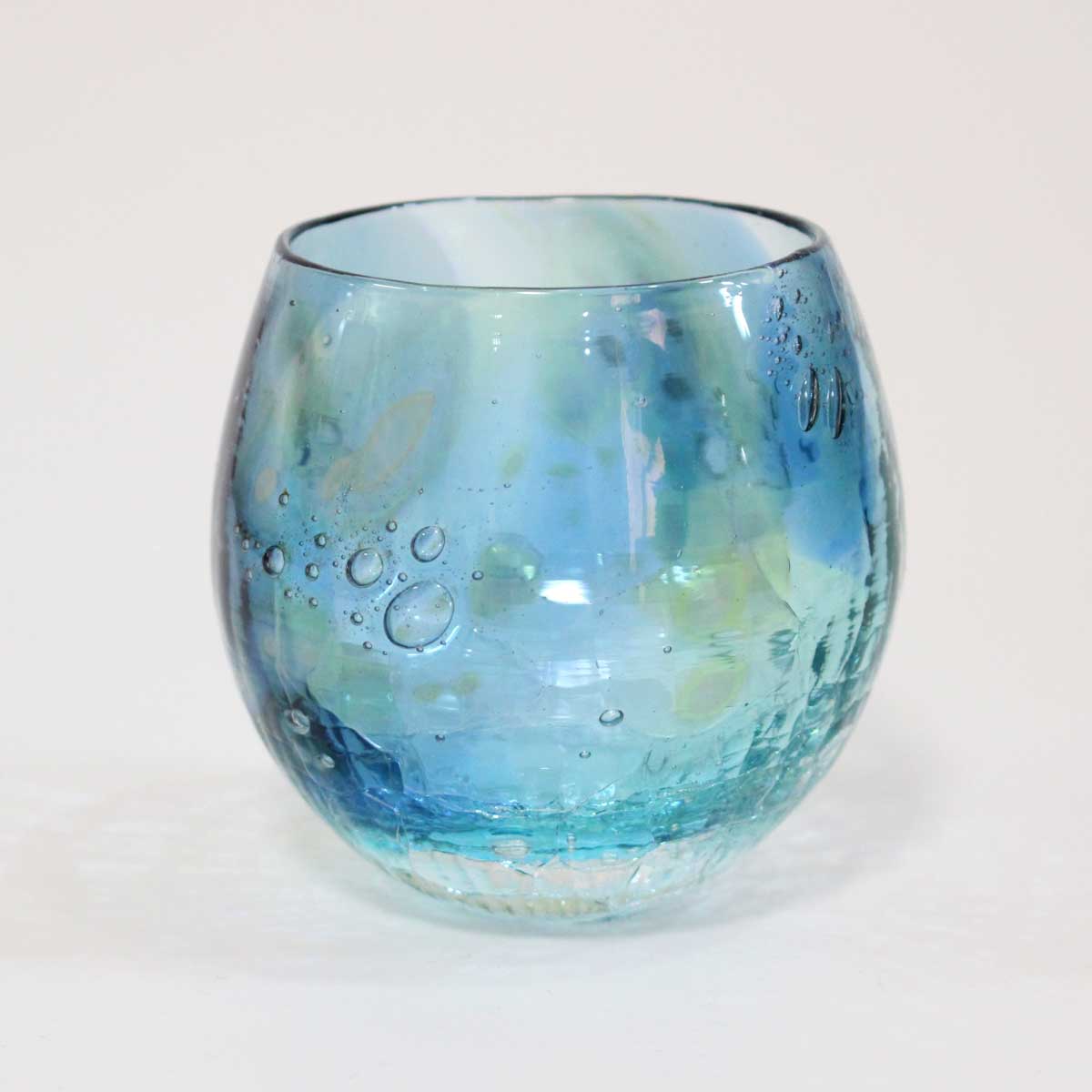 グラスキャリコ ラグーン ロックグラス ウイスキー 焼酎 カクテル 梅酒 グラス glass calico ハンドメイドグラス
