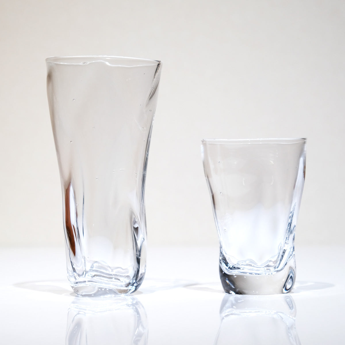 glasscalico グラスキャリコ ミナモ ビールグラス (L) ハンドメイド ビアグラス