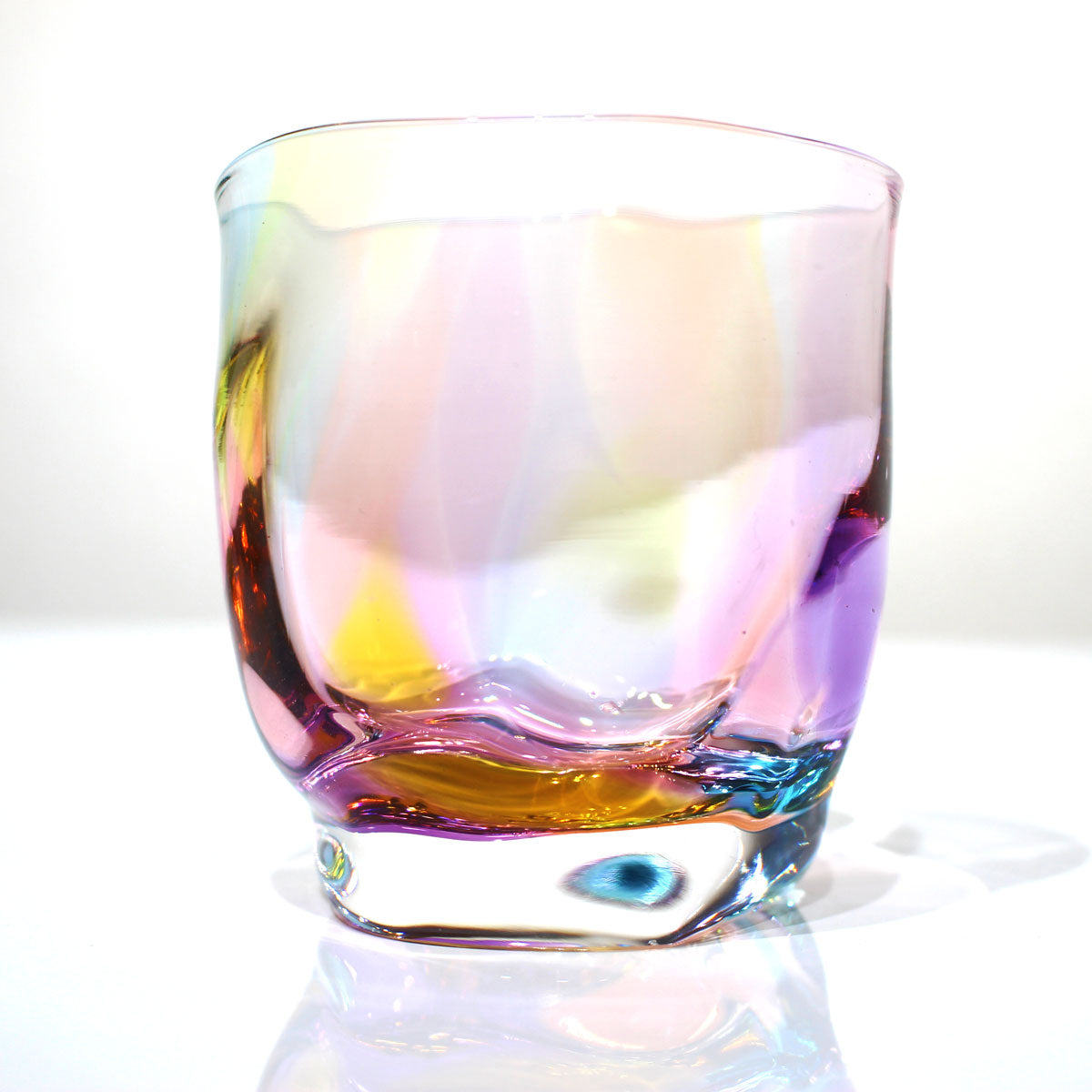 glass calico グラスキャリコ ハンドメイド ガラス酒器 ミナモプリズム ロックグラス ウイスキー 焼酎 カクテル 梅酒 グラス