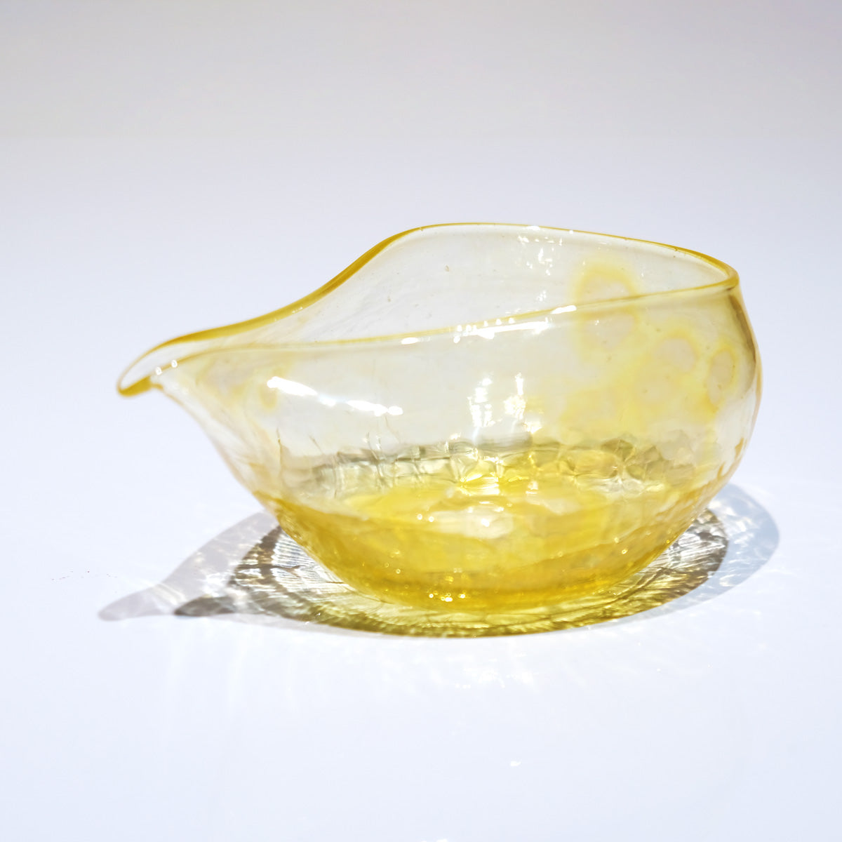 glass calico 月光 (げっこう) 片口 冷酒器 (スリム) 【単品販売】 グラスキャリコ ハンドメイド ガラス酒器