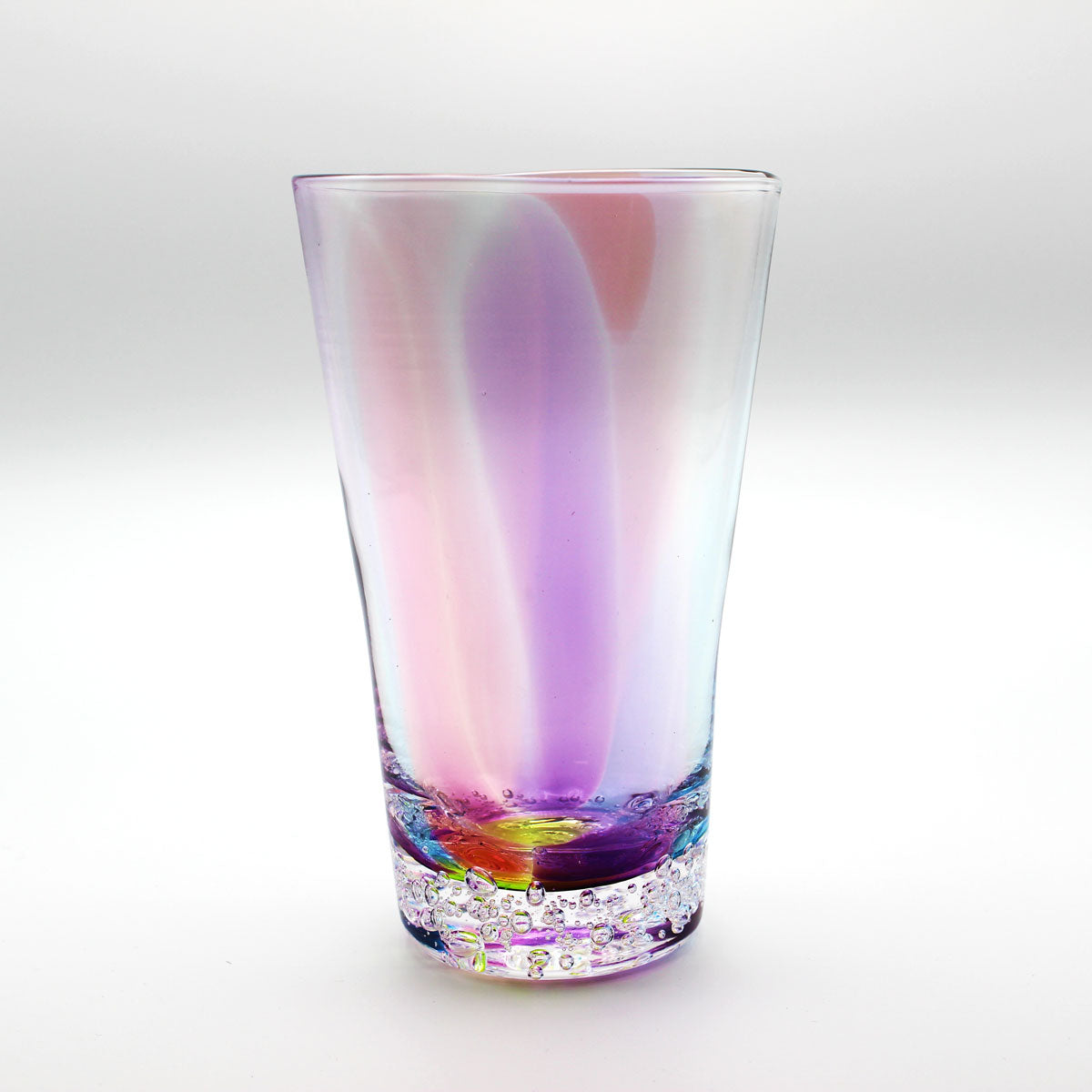 glass calico グラスキャリコ ハンドメイド ガラス酒器 プリズム バブル ロンググラス ウイスキー 焼酎 カクテル グラス