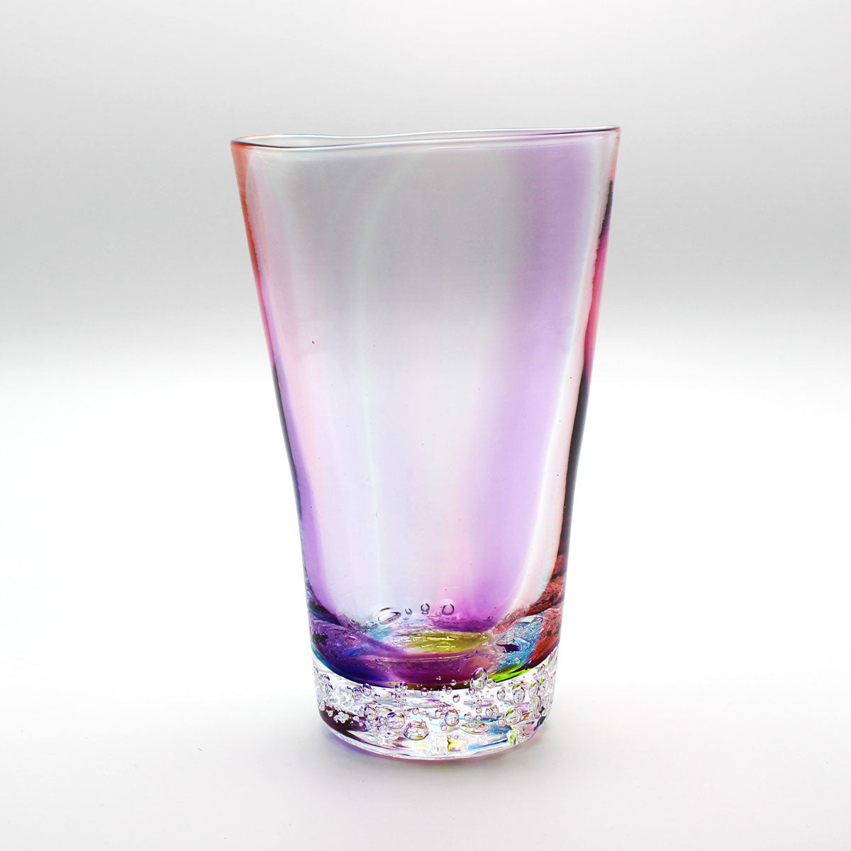glass calico グラスキャリコ ハンドメイド ガラス酒器 プリズム バブル ロンググラス ウイスキー 焼酎 カクテル グラス