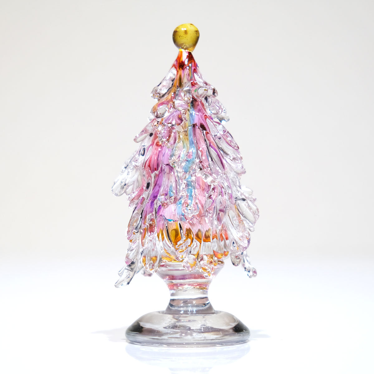 ガラスのクリスマスツリー glass calico グラスキャリコ ハンドメイド ガラスアート オブジェ インテリア 置物 ディスプレイ