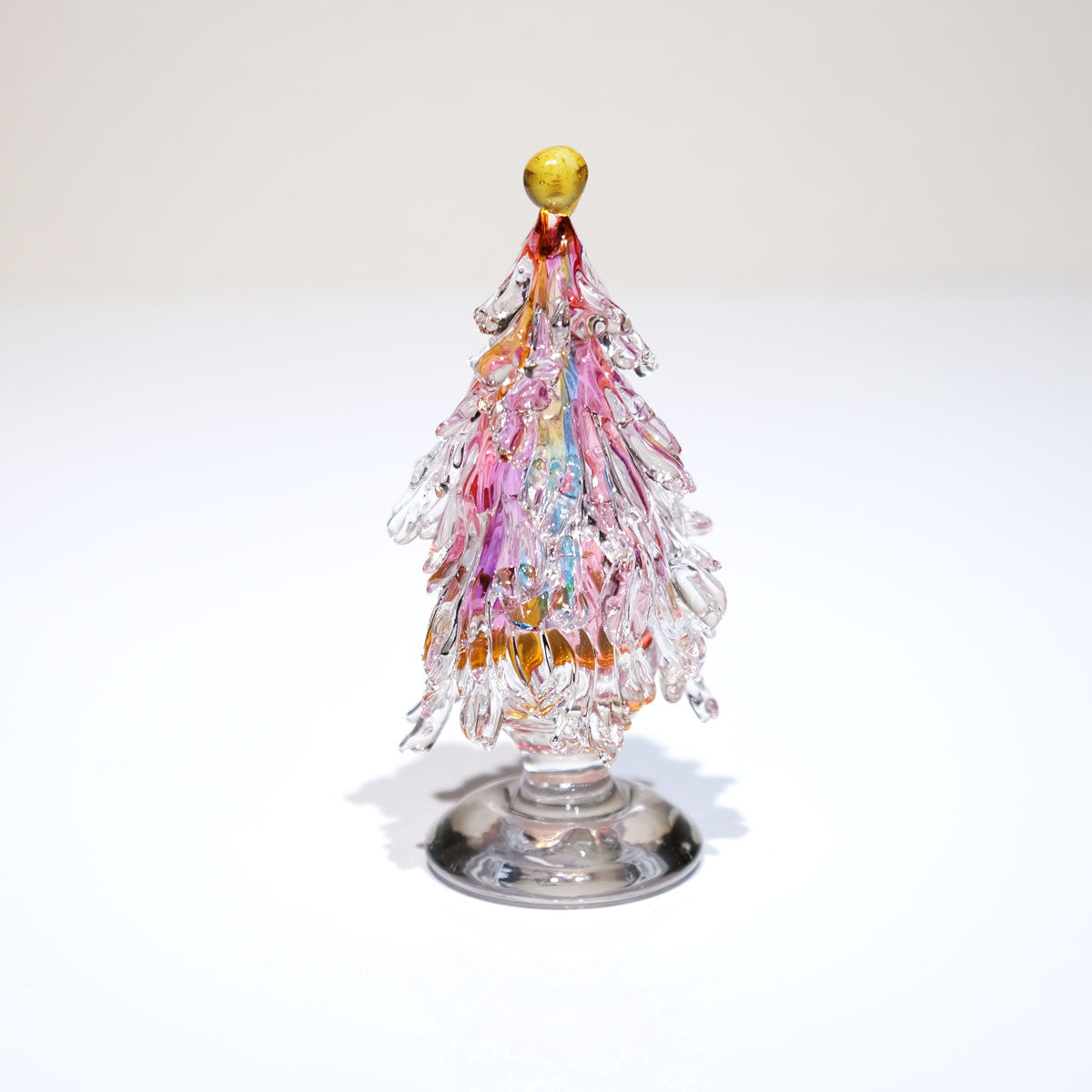 ガラスのクリスマスツリー glass calico グラスキャリコ ハンドメイド ガラスアート オブジェ インテリア 置物 ディスプレイ