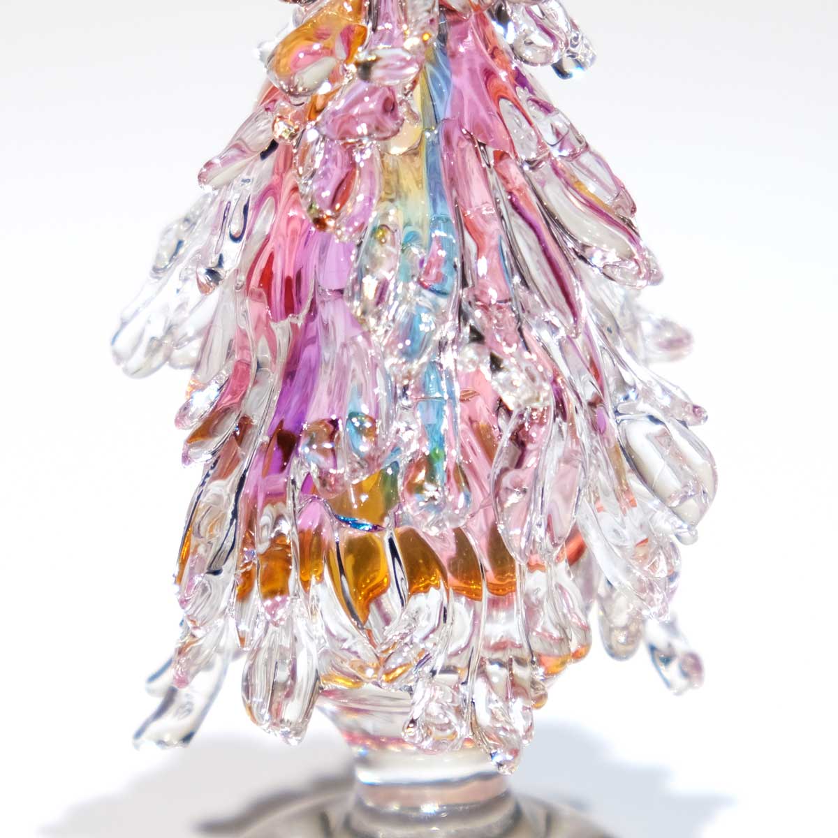 ガラスのクリスマスツリー glass calico グラスキャリコ ハンドメイド ガラスアート オブジェ インテリア 置物 ディスプレイ