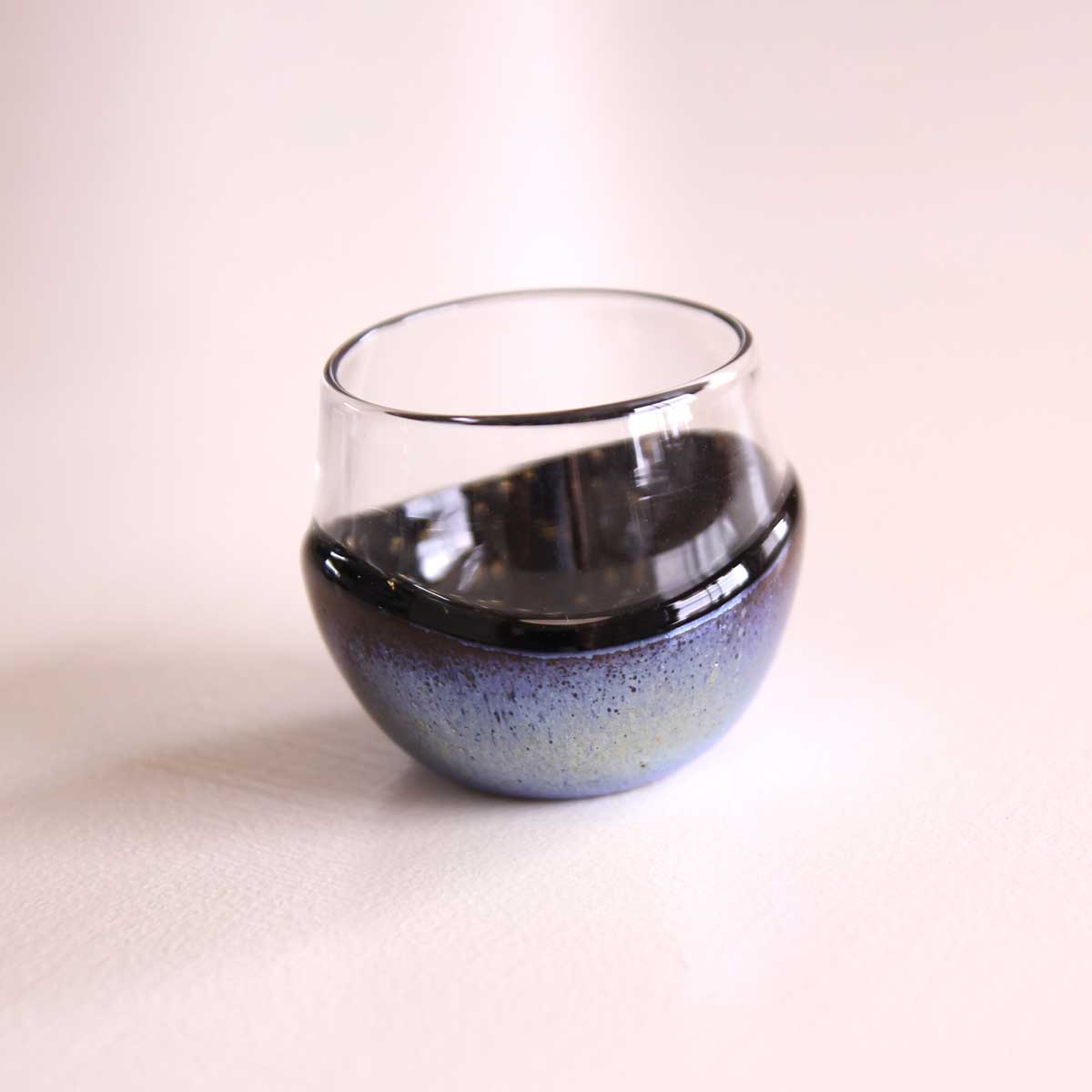 磯の香(いそのこう)冷酒器セット(徳利・ぐい呑2個) FIORETTO フィオレット 高野仰 ハンドメイドガラス酒器