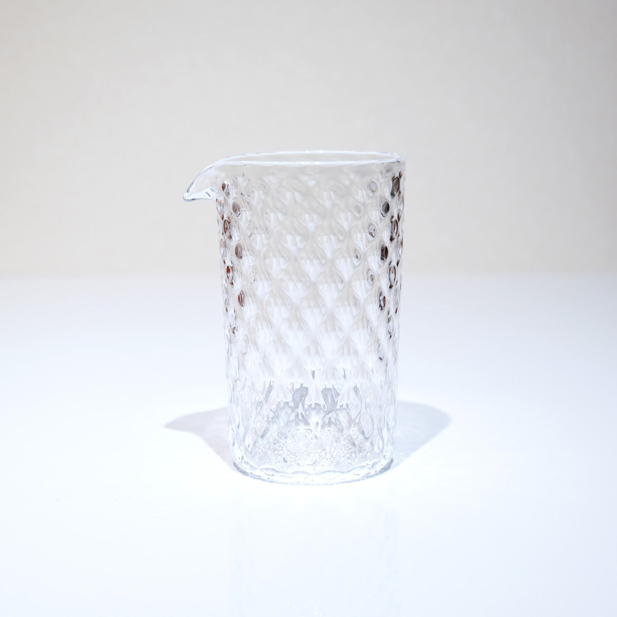 luce -sake pitcher tall (ルーチェ 片口) FIORETTO フィオレット 高野仰 ハンドメイドガラス酒器