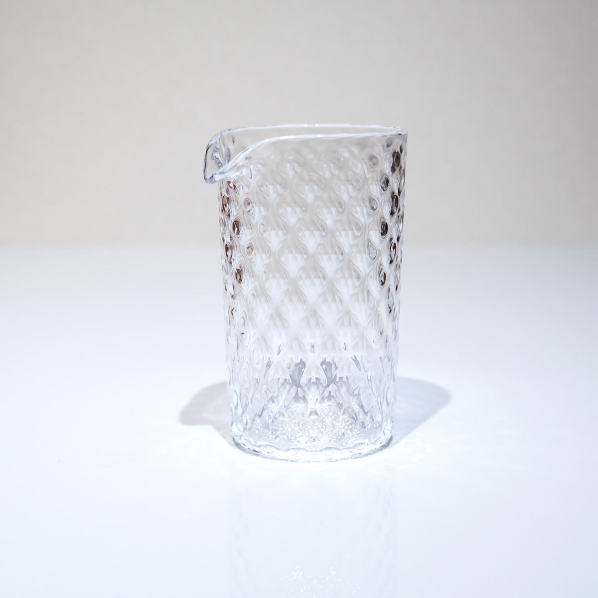 luce -sake pitcher tall (ルーチェ 片口) FIORETTO フィオレット 高野仰 ハンドメイドガラス酒器
