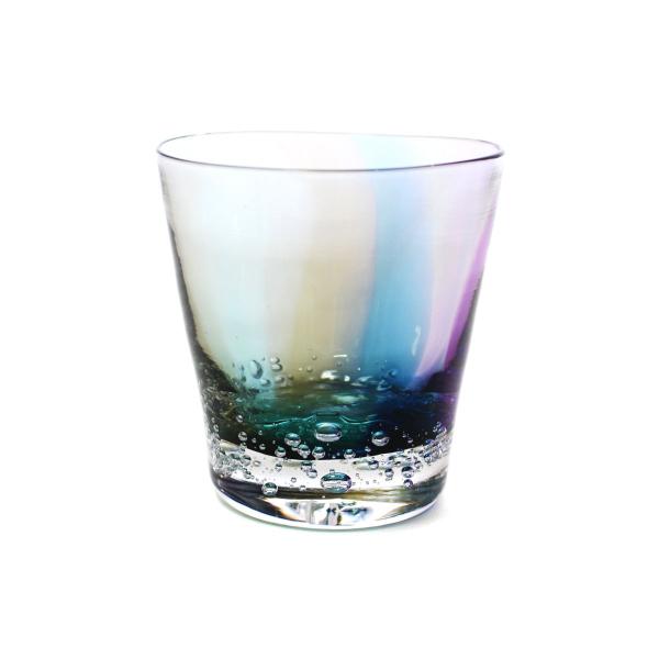 glasscalico グラスキャリコ ハンドメイド ガラス酒器 earth bubble (アースバブル) ロックグラス ウイスキー 焼酎 カクテル グラス
