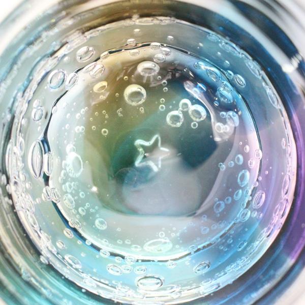 glasscalico グラスキャリコ ハンドメイド ガラス酒器 earth bubble (アースバブル) ロックグラス ウイスキー 焼酎 カクテル グラス