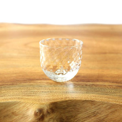 glass calico グラスキャリコ ハンドメイド ガラス酒器 煌 (きらめき) ぐい呑 冷酒杯 (単品販売)