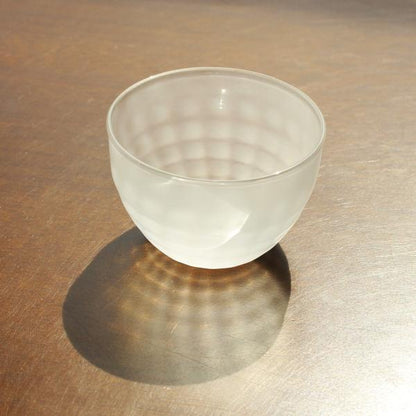 glasscalico グラスキャリコ ハンドメイド ガラス酒器 澄 (すみ) ぐい呑 サンド加工