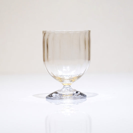 FUKU glassworks ポートワイングラス  vessel  (ゴールド) フクグラスワークス 相馬佳織 ハンドメイドグラス