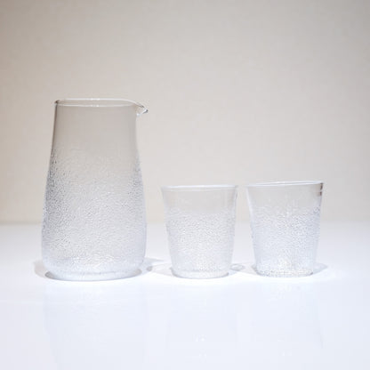 FUKU glassworks うたかた 日本酒ピッチャー (単品) フクグラスワークス 相馬佳織 ハンドメイド冷酒器