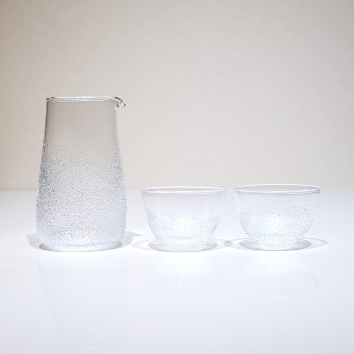 FUKU glassworks うたかた 日本酒ピッチャー (単品) フクグラスワークス 相馬佳織 ハンドメイド冷酒器