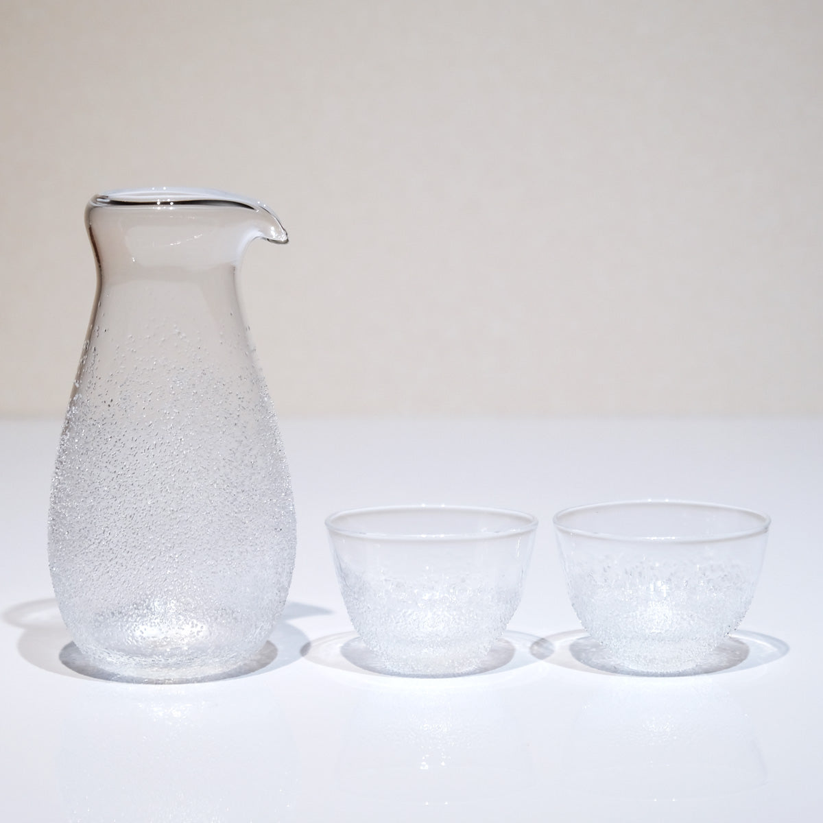 FUKU glassworks うたかた ぐい呑 (丸) 単品 フクグラスワークス 相馬佳織 ハンドメイド冷酒器