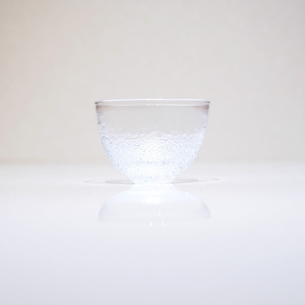 FUKU glassworks うたかた ぐい呑 (丸) 単品 フクグラスワークス 相馬佳織 ハンドメイド冷酒器