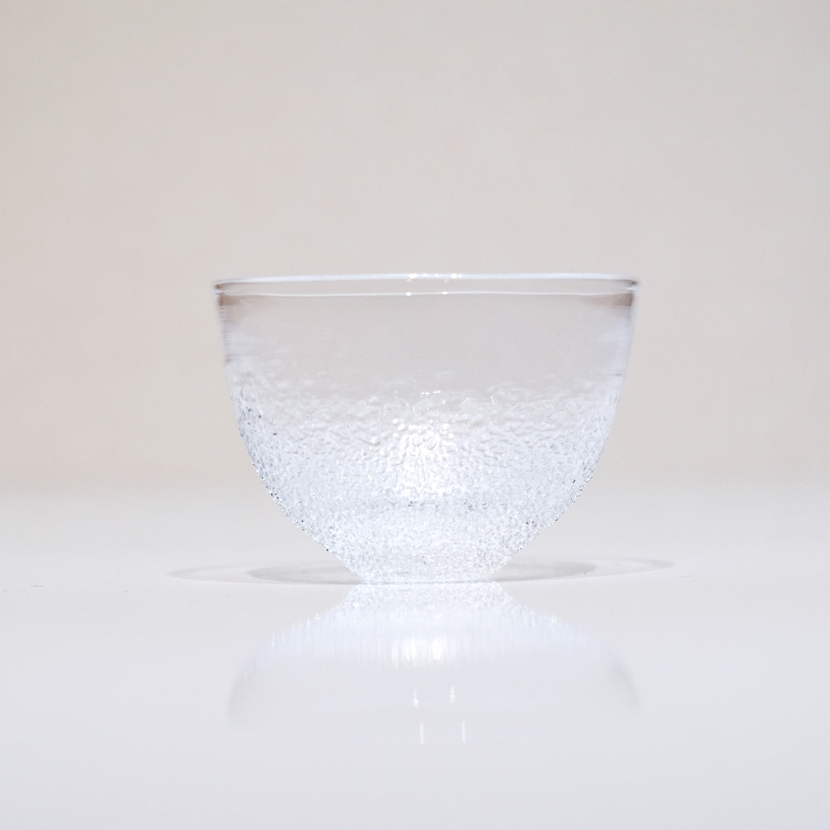 FUKU glassworks うたかた ぐい呑 (丸) 単品 フクグラスワークス 相馬佳織 ハンドメイド冷酒器