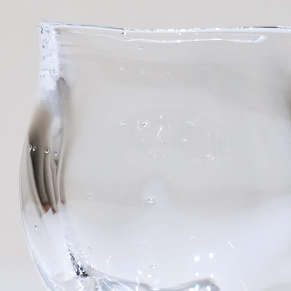glass calico ミナモ 脚付グラス ゴブレット グラスキャリコ ハンドメイドグラス ビール ハイボール サワー カクテル グラス