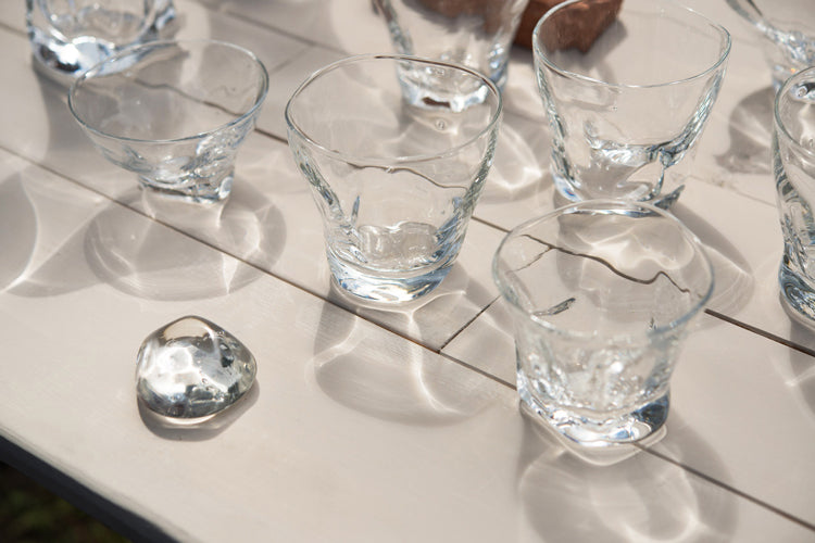 glass calico ミナモ 脚付グラス ゴブレット グラスキャリコ ハンドメイドグラス ビール ハイボール サワー カクテル グラス