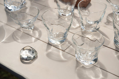 glass calico ミナモ 脚付グラス ゴブレット グラスキャリコ ハンドメイドグラス ビール ハイボール サワー カクテル グラス