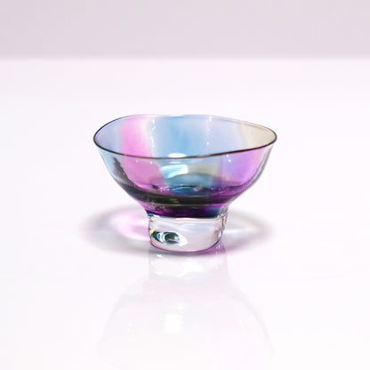 glass calico ミナモearth (ミナモアース) 冷酒器セット (片口・ぐい呑 2個) グラスキャリコ ハンドメイド ガラス酒器