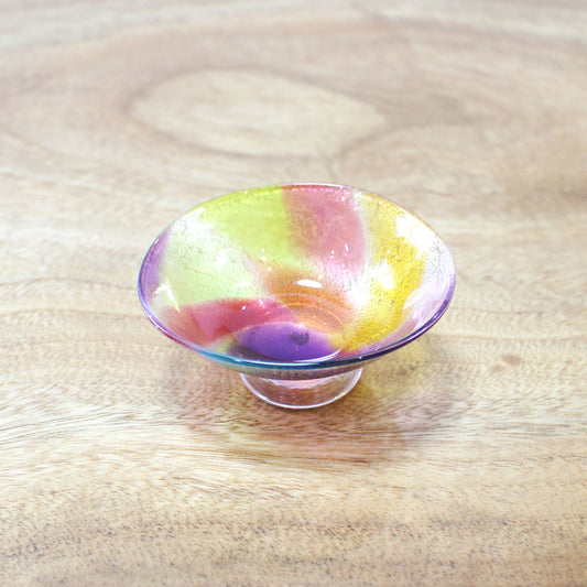 glass calico プリズム 雅 (みやび) ぐい呑 ぐい飲み 冷酒杯 【単品販売】 グラスキャリコ ハンドメイド ガラス酒器 ぐいのみ おちょこ お猪口 ギフト おしゃれ