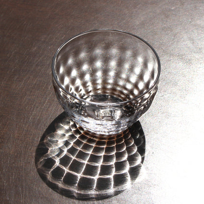 glass calico 澄 (すみ) ぐい呑 冷酒器 【単品販売】 グラスキャリコ ハンドメイド ガラス酒器